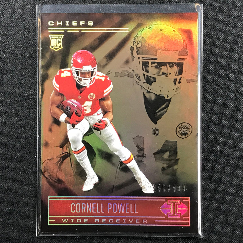 2021 Illusions CORNELL POWELL Rookie Trophy Collection Bronze 246/499