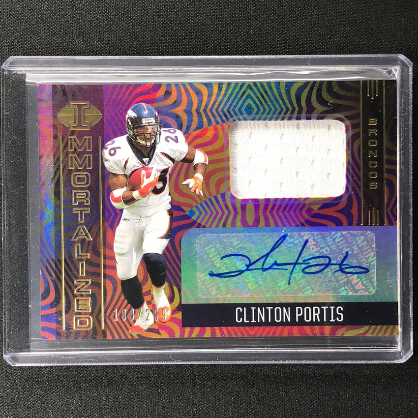 2021 Illusions CLINTON PORTIS Immortalized Jersey Auto 198/299