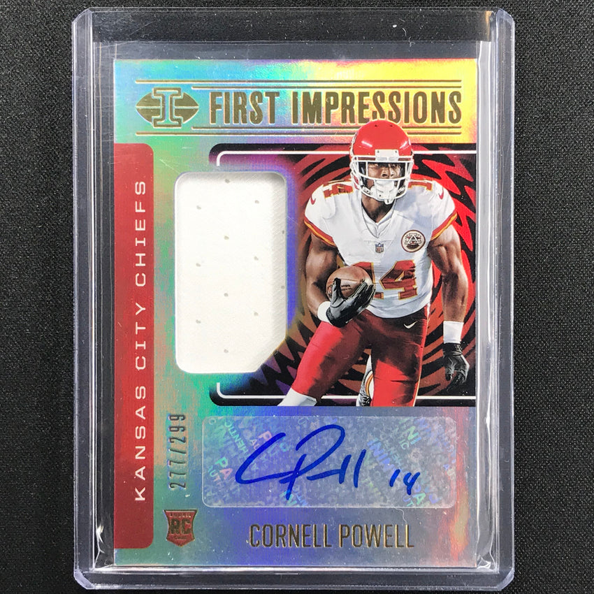 2021 Illusions CORNELL POWELL First Impressions Rookie Jersey Auto 277/299
