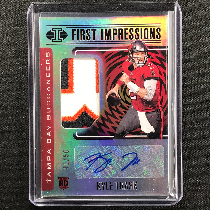 2021 Illusions KYLE TRASK First Impressions Rookie Patch Auto Black 41/50