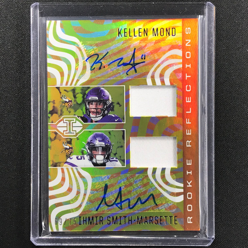 2021 Illusions Kellen Mond Ihmir Smith-marsette Rookie Dual Patch Auto 69/75