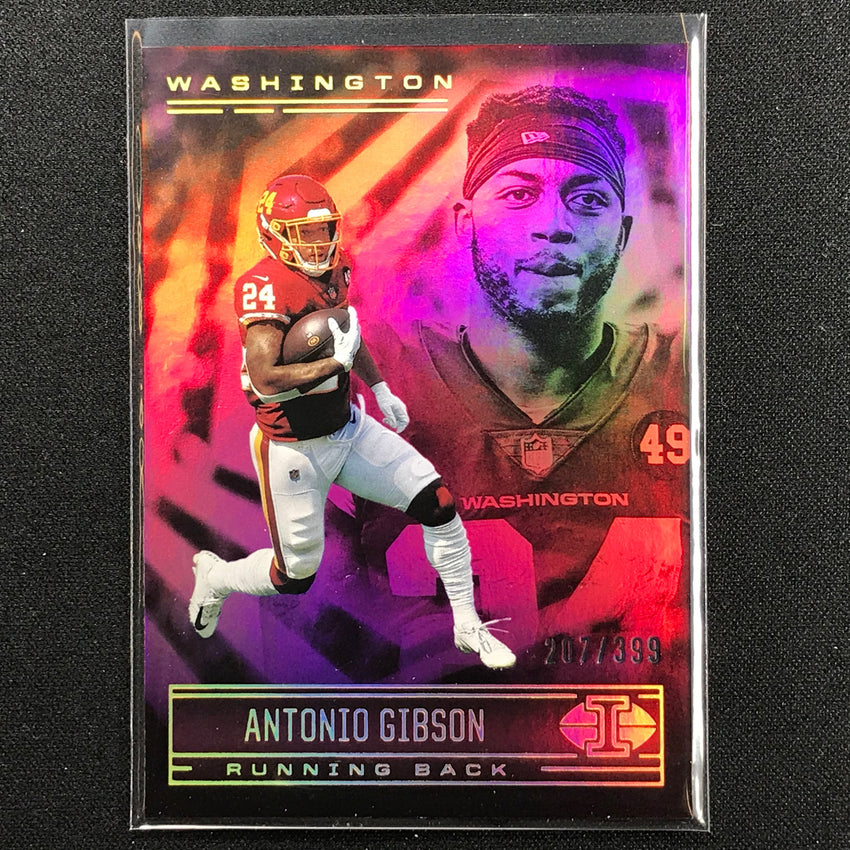 2021 Illusions Antonio Gibson Trophy Collection Pink /399