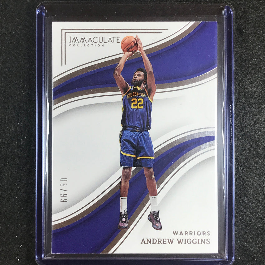 2022-23 Immaculate Andrew Wiggins Base 5/99