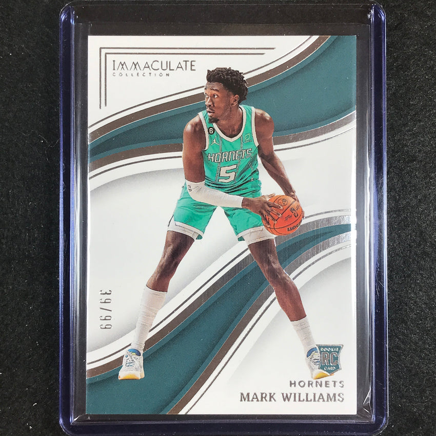 2022-23 Immaculate Mark Williams Rookie Base 39/99