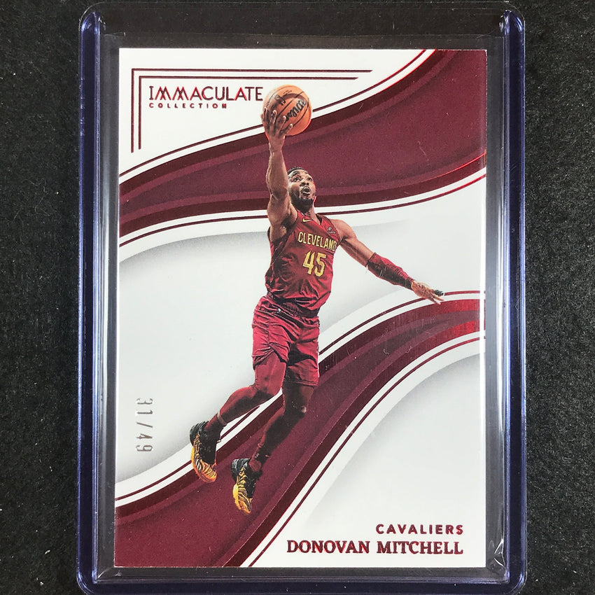 2022-23 Immaculate DONOVAN MITCHELL Base Red 31/49