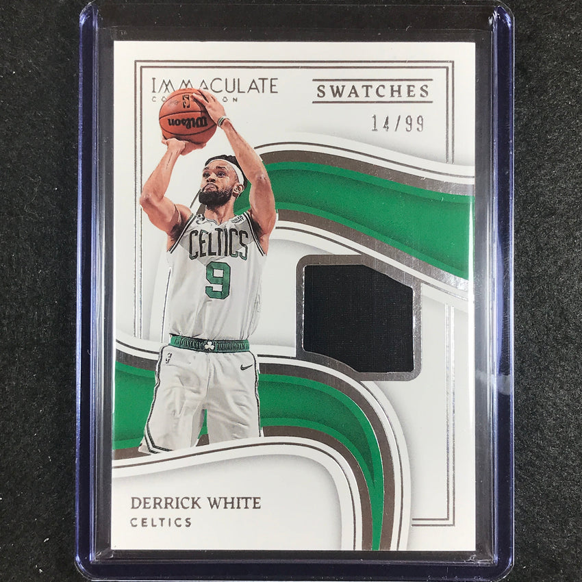 2022-23 Immaculate Derrick White Swatches Jersey Relic 14/99