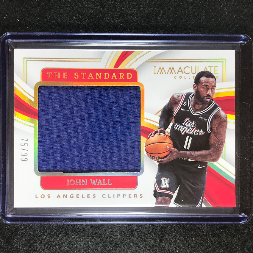 2022-23 Immaculate John Wall The Standard Jersey Relic 75/99