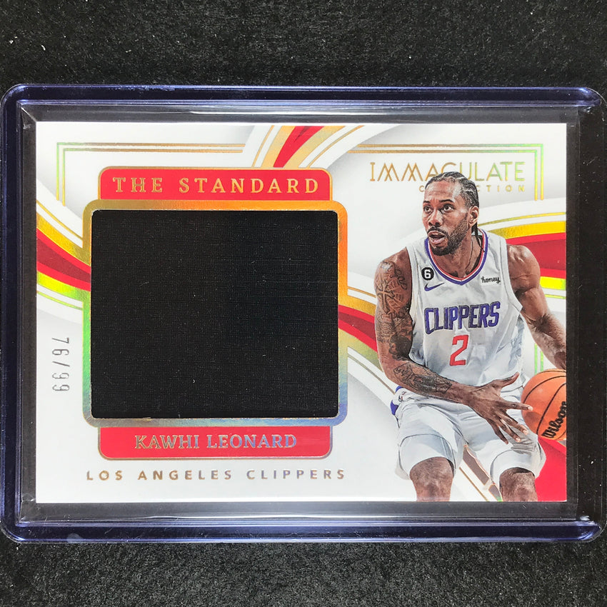 2022-23 Immaculate Kawhi Leonard The Standard Jersey Relic 76/99