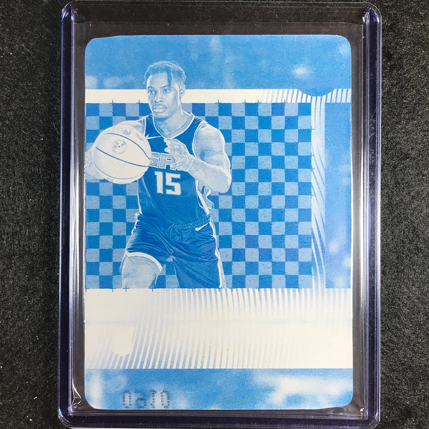 2022-23 National Treasures Davion Mitchell First Impressions Printing Plate 1/1