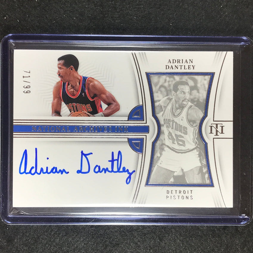 2022-23 National Treasures Adrian Dantley National Archives Ink Auto 71/99