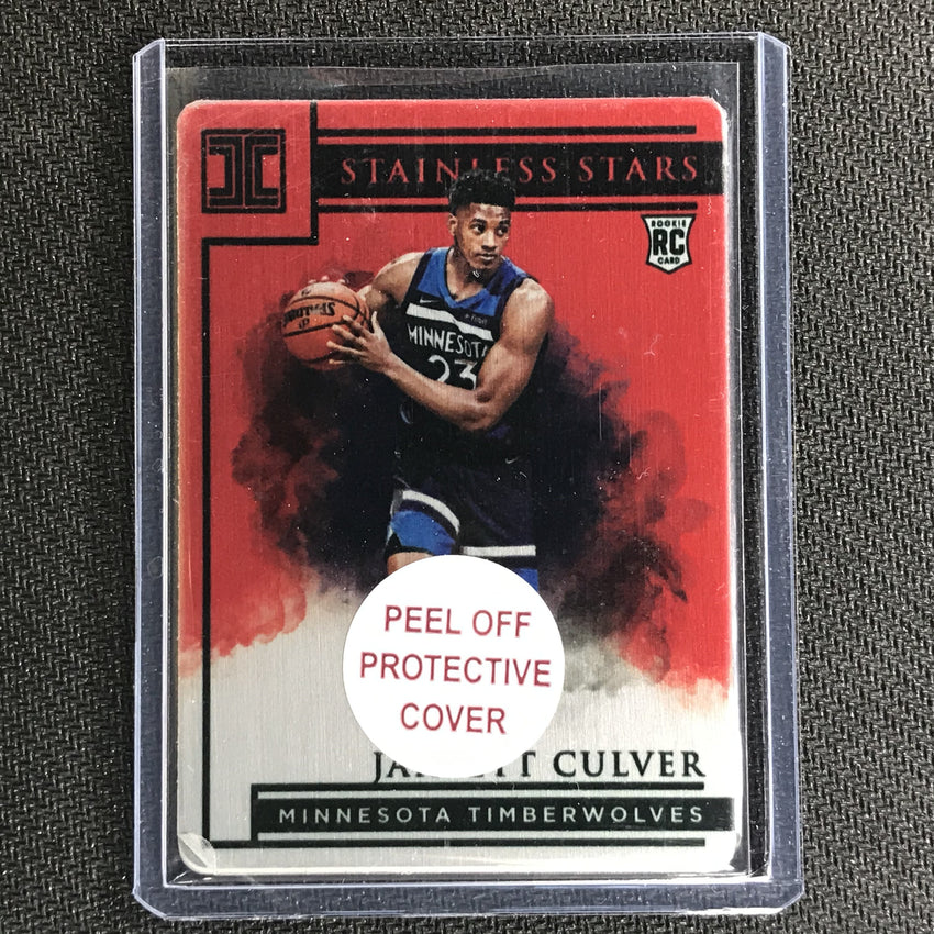 2019-20 Impeccable JARRETT CULVER Rookie Stainless Red 15/60-Cherry Collectables