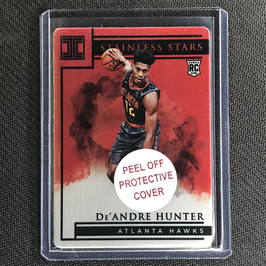 2019-20 Impeccable DE'ANDRE HUNTER Rookie Stainless Red 38/60-Cherry Collectables