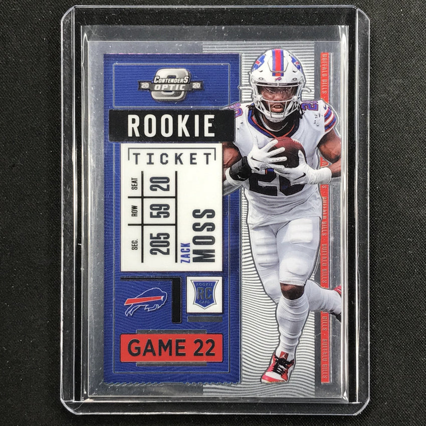 2020 Contenders Optic ZACH MOSS Rookie Ticket #95-Cherry Collectables