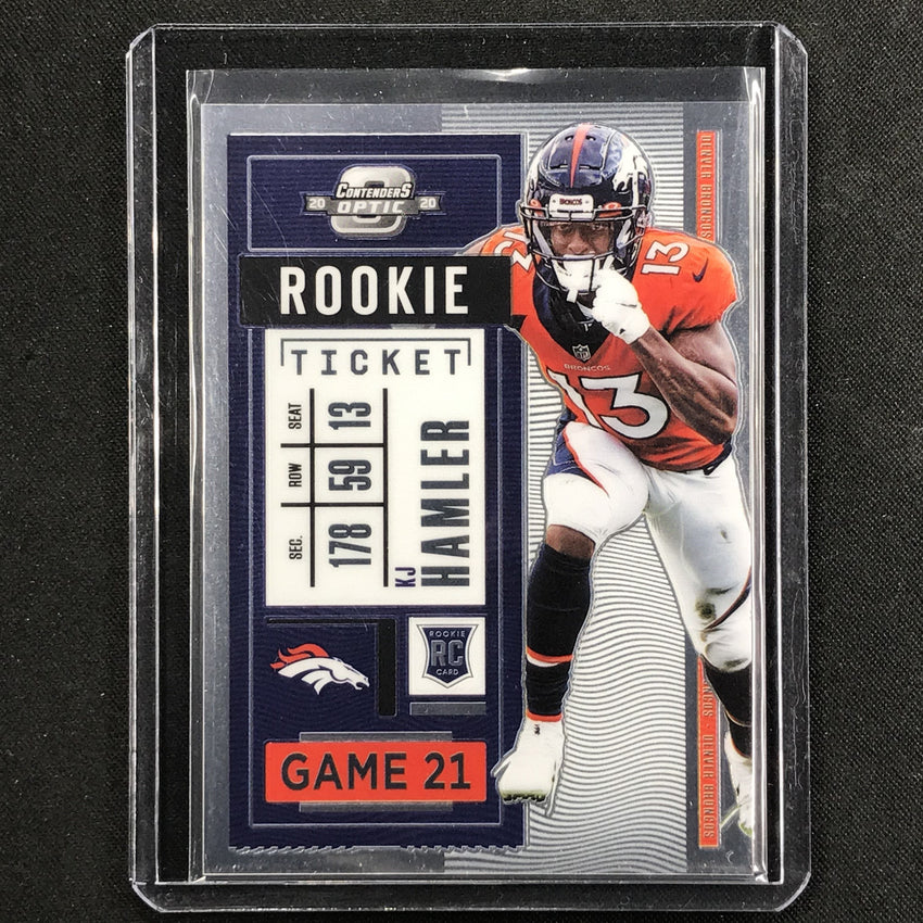 2020 Contenders Optic KJ HAMLER Rookie Ticket #87-Cherry Collectables