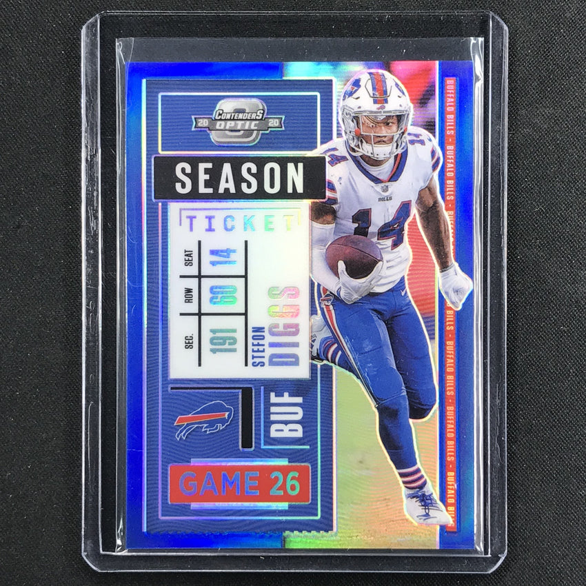 2020 Contenders Optic STEFON DIGGS Season Ticket Blue 61/99-Cherry Collectables
