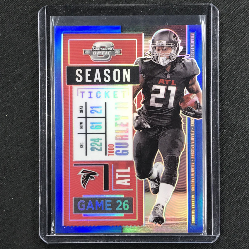 2020 Contenders Optic TODD GURLEY II Season Ticket Blue 63/99-Cherry Collectables