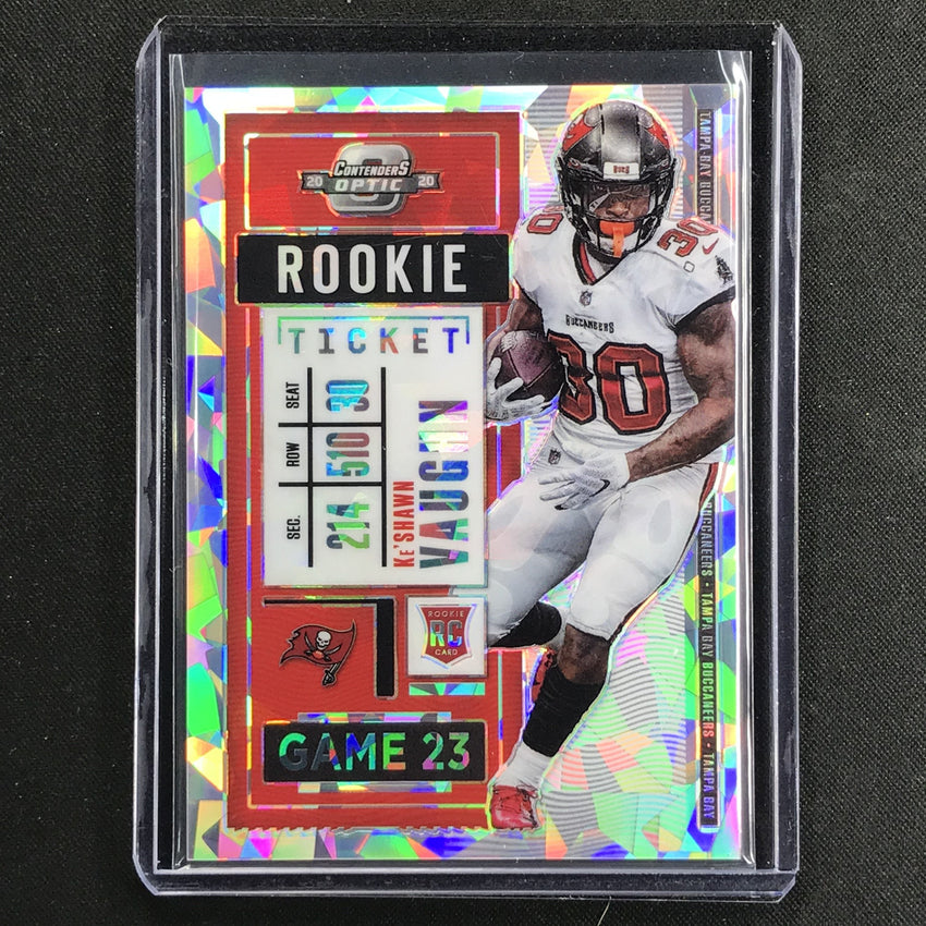 2020 Contenders Optic KE'SHAWN VAUGHN Rookie Ticket Cracked Ice 16/22-Cherry Collectables