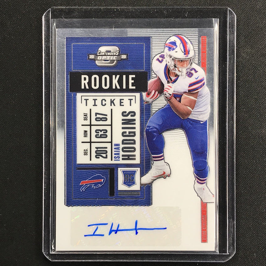 2020 Contenders Optic ISAIAH HODGINS Rookie Ticket RPS Auto #193 (B)-Cherry Collectables