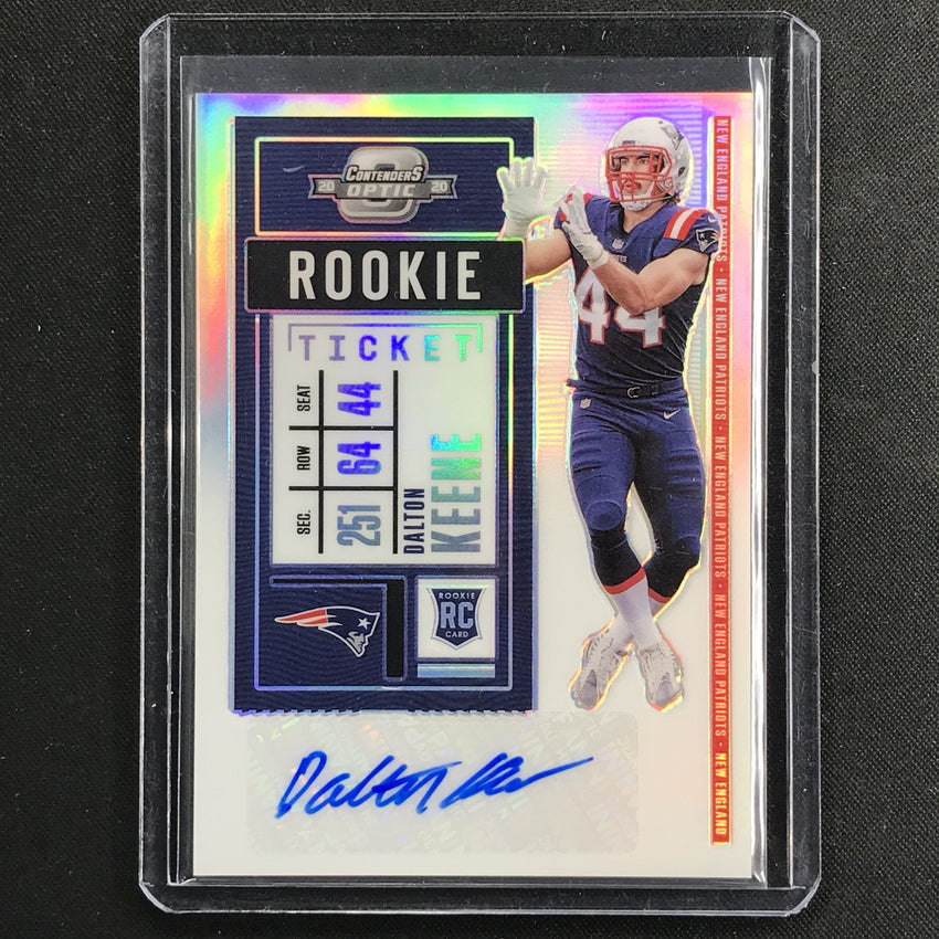 2020 Contenders Optic DALTON KEENE Rookie Ticket RPS Auto Prizm Silver #173-Cherry Collectables