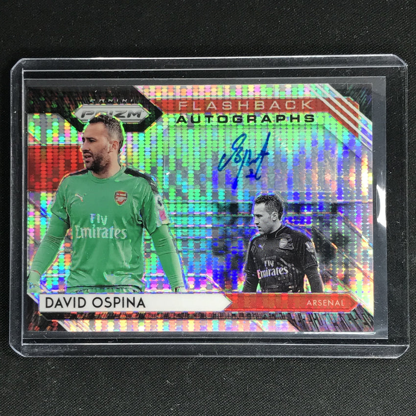 2020-21 Prizm Epl David Ospina Flashback Auto Breakaway Silver No Do