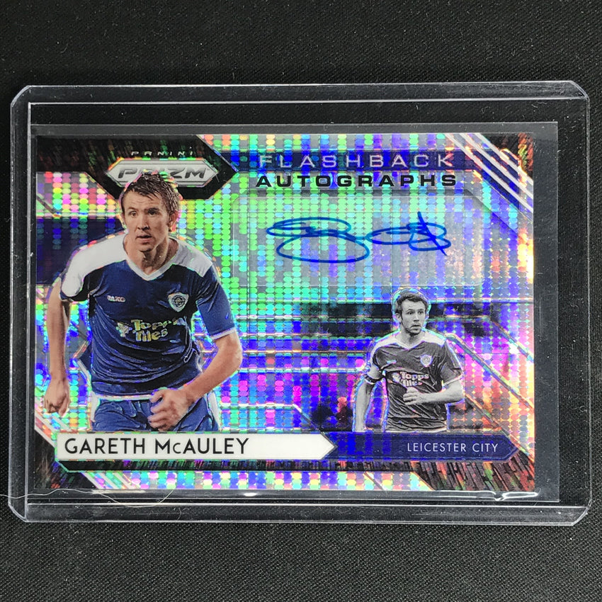 2020-21 Prizm Epl Gareth Mcauley Flashback Auto Breakaway Silver No Gma B