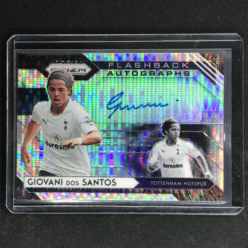 2020-21 Prizm Epl Giovani Dos Santos Flashback Auto Breakaway Silver No Gds A