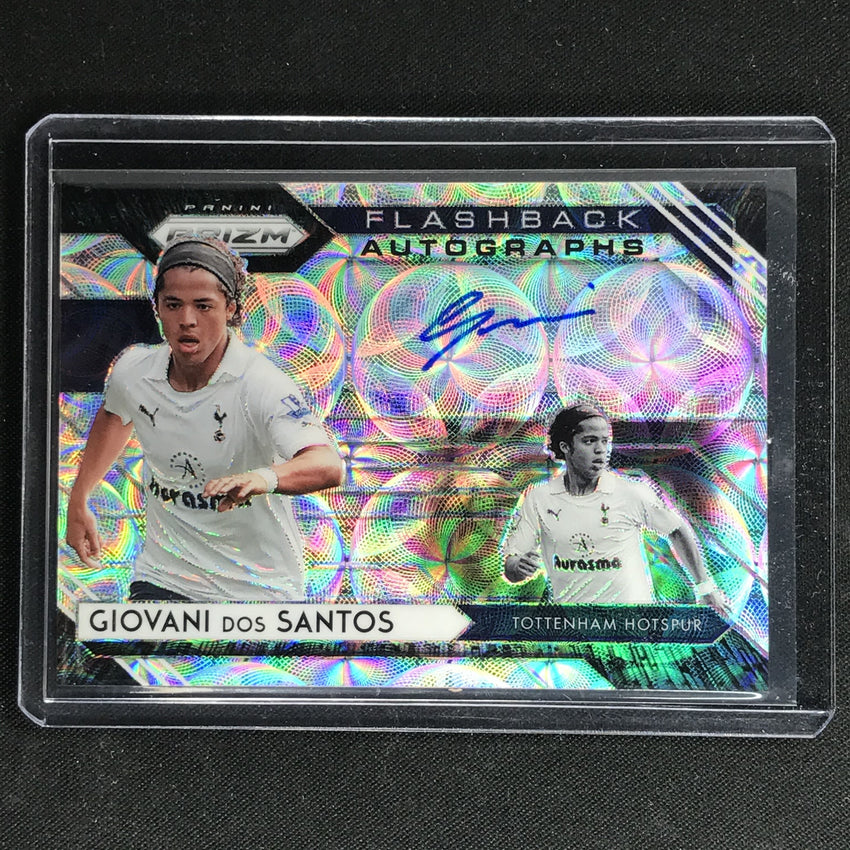 2020-21 Prizm Epl Giovani Dos Santos Flashback Auto Choice Silver No Gds A