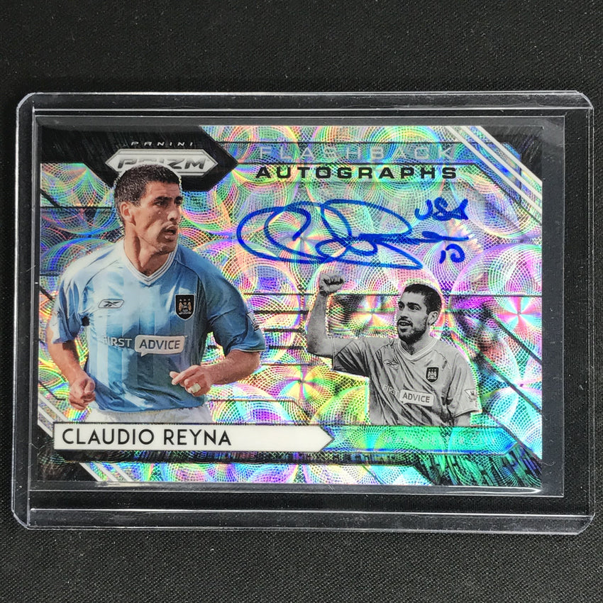 2020-21 Prizm Epl Claudio Reyna Flashback Auto Choice Silver No Cr