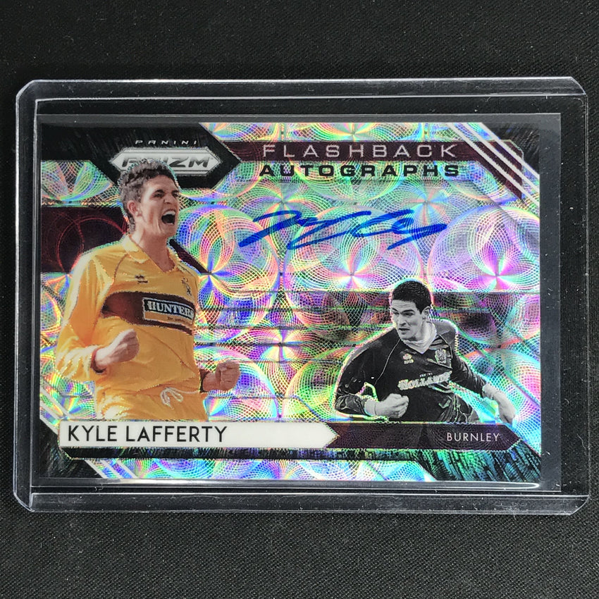 2020-21 Prizm Epl Kyle Lafferty Flashback Auto Choice Silver No Kl A