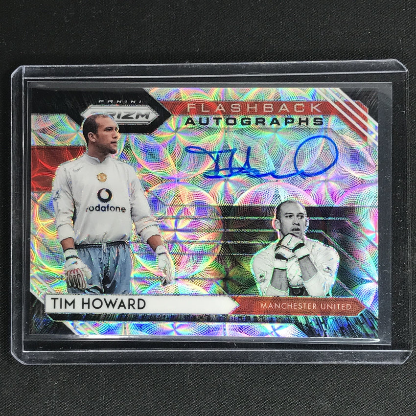 2020-21 Prizm Epl Tim Howard Flashback Auto Choice Silver No Tho
