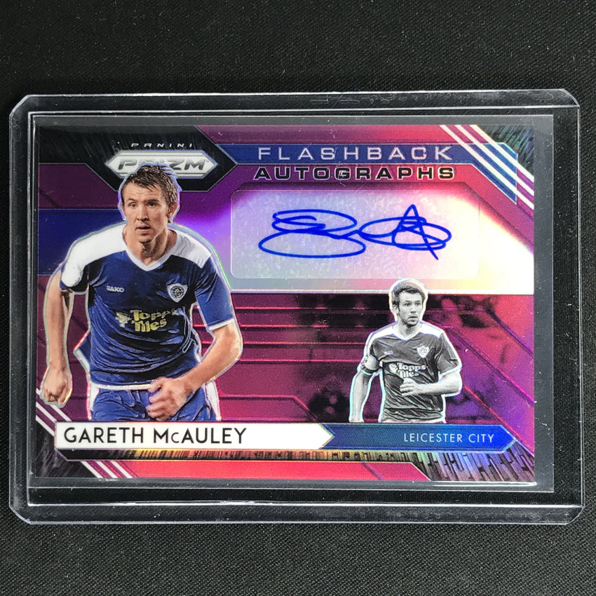 2020-21 Prizm Epl Gareth Mcauley Flashback Auto Purple 29/99