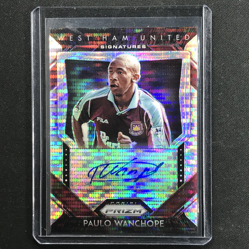 2020-21 Prizm Epl Paulo Wanchope Signatures Auto Breakaway Silver No Pw