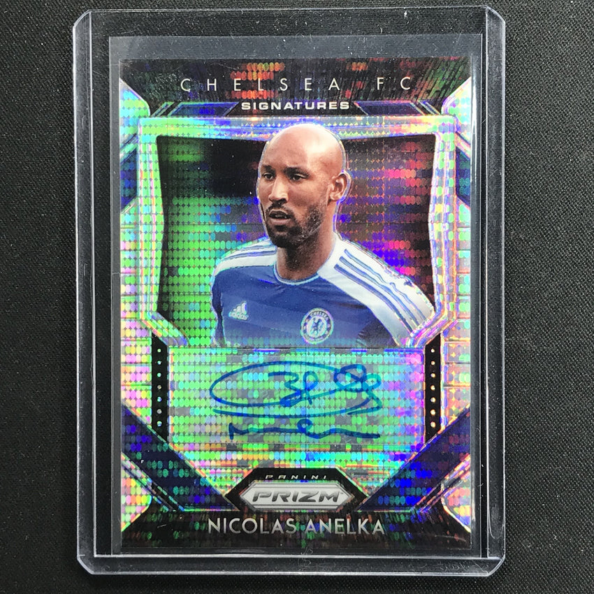 2020-21 Prizm Epl Nicolas Anelka Signatures Auto Breakaway Silver No Na