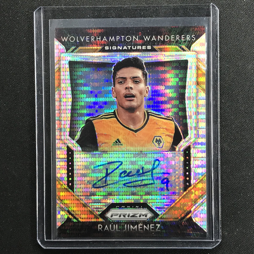 2020-21 Prizm Epl Raul Jimenez Signatures Auto Breakaway Silver No Rj