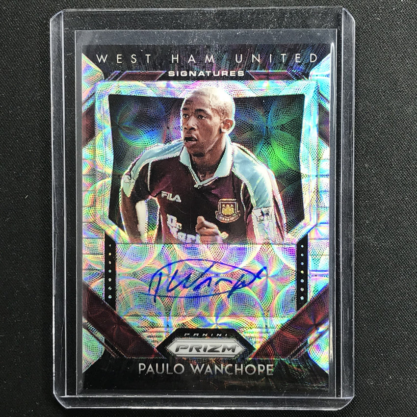 2020-21 Prizm Epl Paulo Wanchope Signatures Auto Choice Silver No Pw