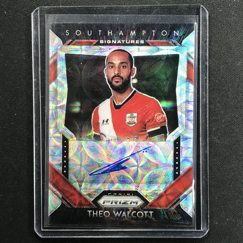 2020-21 Prizm Epl Theo Walcott Signatures Auto Choice Silver No Twa