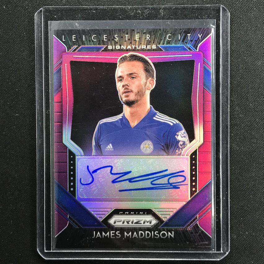 2020-21 Prizm Epl James Maddison Signatures Auto Purple 56/99