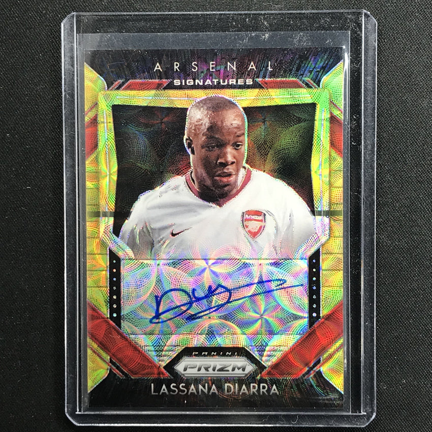 2020-21 Prizm Epl Lassana Diarra Signatures Auto Choice Gold 4/10