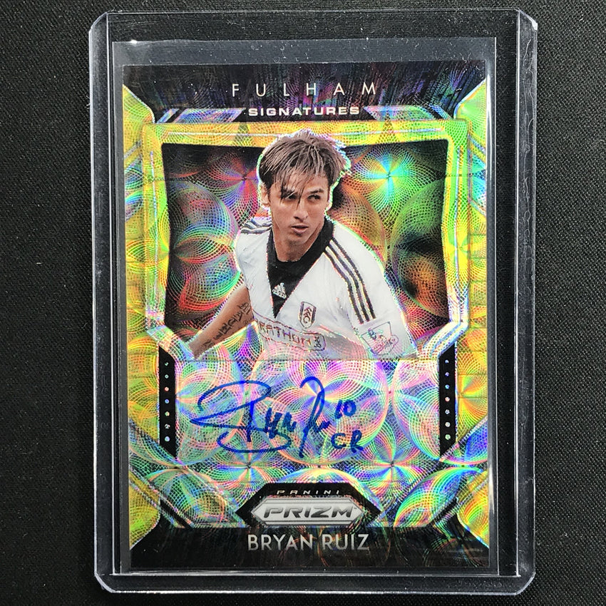 2020-21 Prizm Epl Bryan Ruiz Signatures Auto Choice Gold 6/10