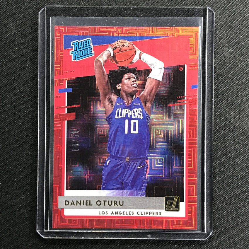 2020-21 Donruss DANIEL OTURU Choice Rated Rookie Infinite Red 5/99-Cherry Collectables