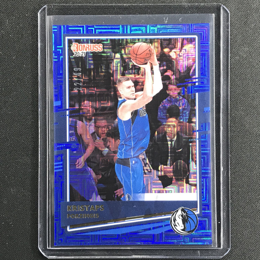 2020-21 Donruss KRISTAPS PORZINGIS Choice Infinite Blue 22/49-Cherry Collectables