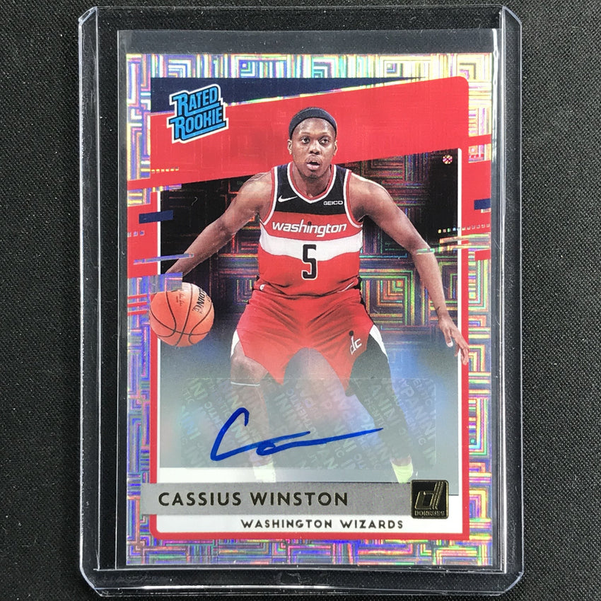 2020-21 Donruss CASSIUS WINSTON Choice Rated Rookie Auto Infinite #249-Cherry Collectables