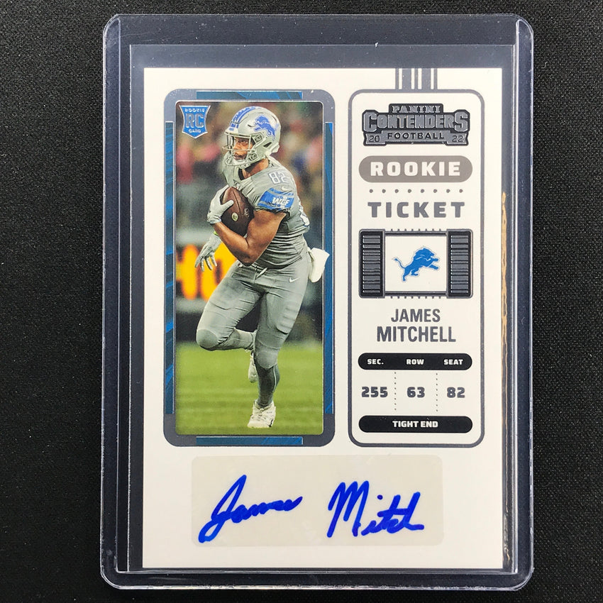2022 Contenders JAMES MITCHELL Rookie Ticket Auto Base #235