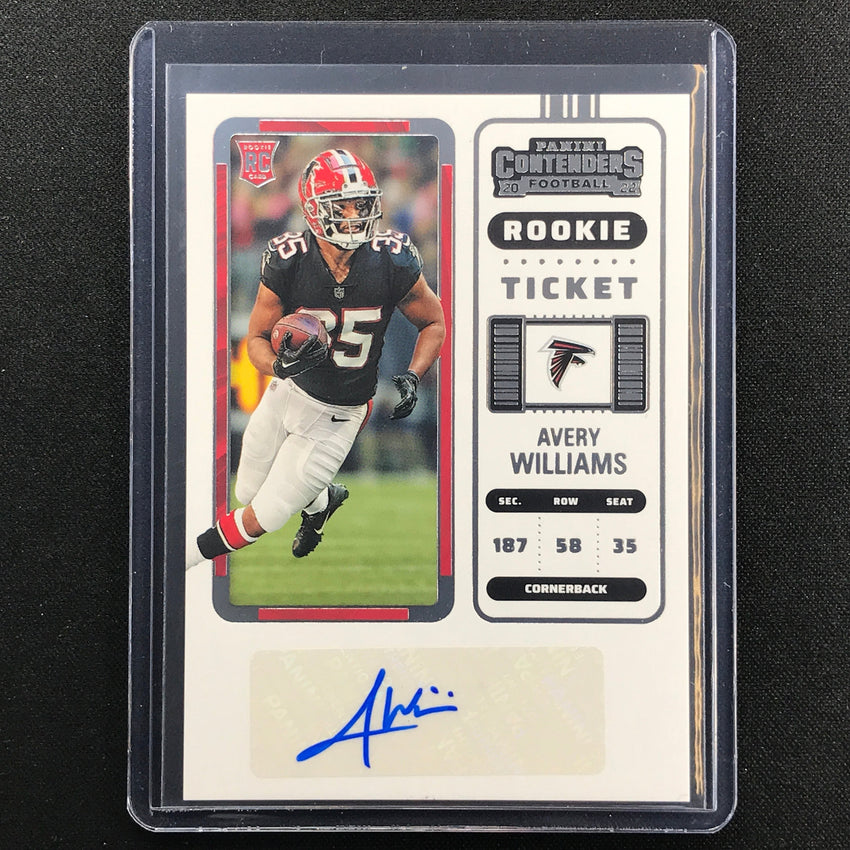 2022 Contenders AVERY WILLIAMS Rookie Ticket Auto Base #250