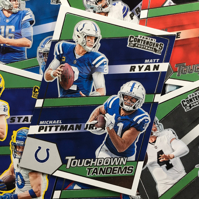 2022 Contenders AMON-RA ST. BROWN JARED GOFF Touchdown Tandems Base #14