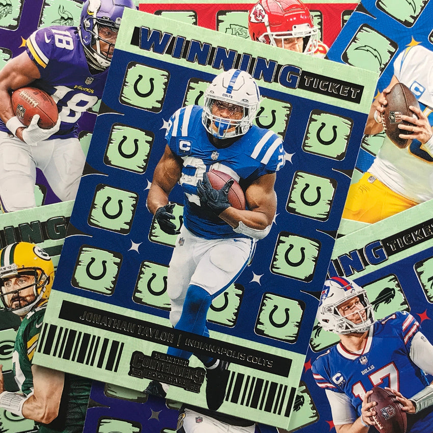 2022 Contenders JONATHAN TAYLOR Winning Ticket Base #10