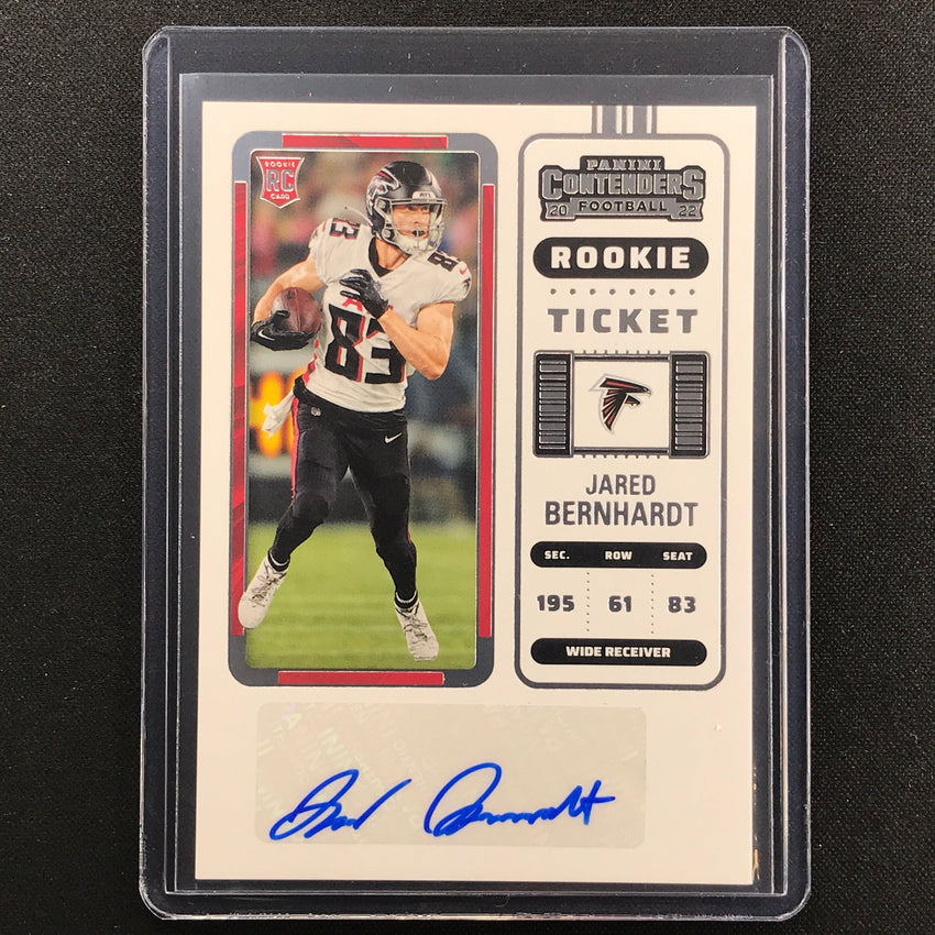 2022 Contenders JARED BERNHARDT Rookie Ticket Auto Base #287