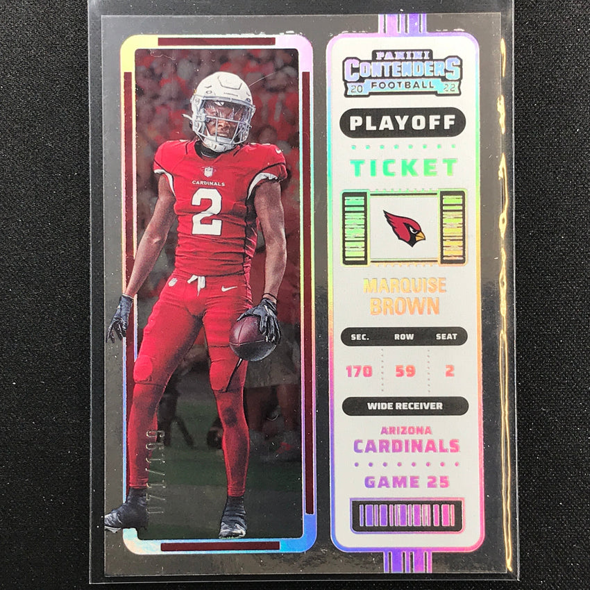 2022 Contenders Marquise Brown Playoff Ticket 71/199