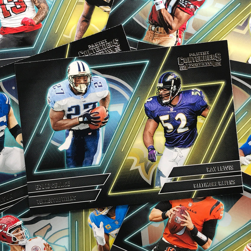2022 Contenders CHARLES WOODSON TOM BRADY Contenders Series Base #8