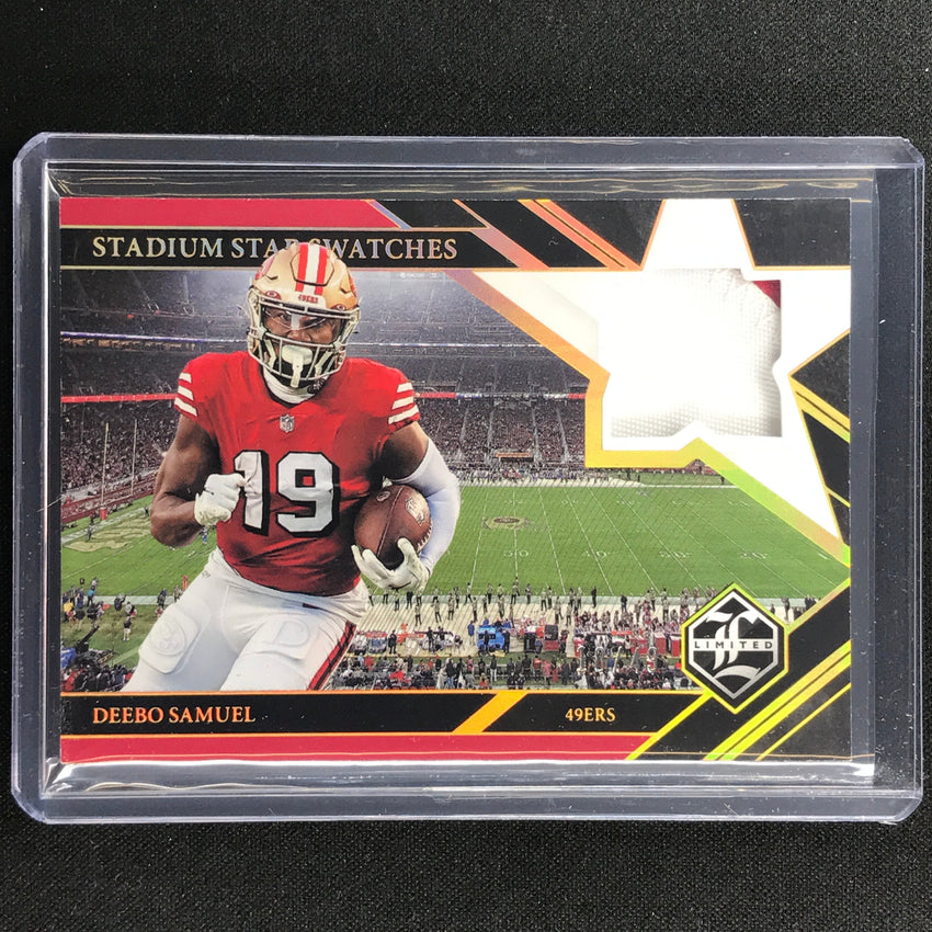 2022 Limited Deebo Samuel Stadium Star Swatches Jersey Patch Gold 18/49